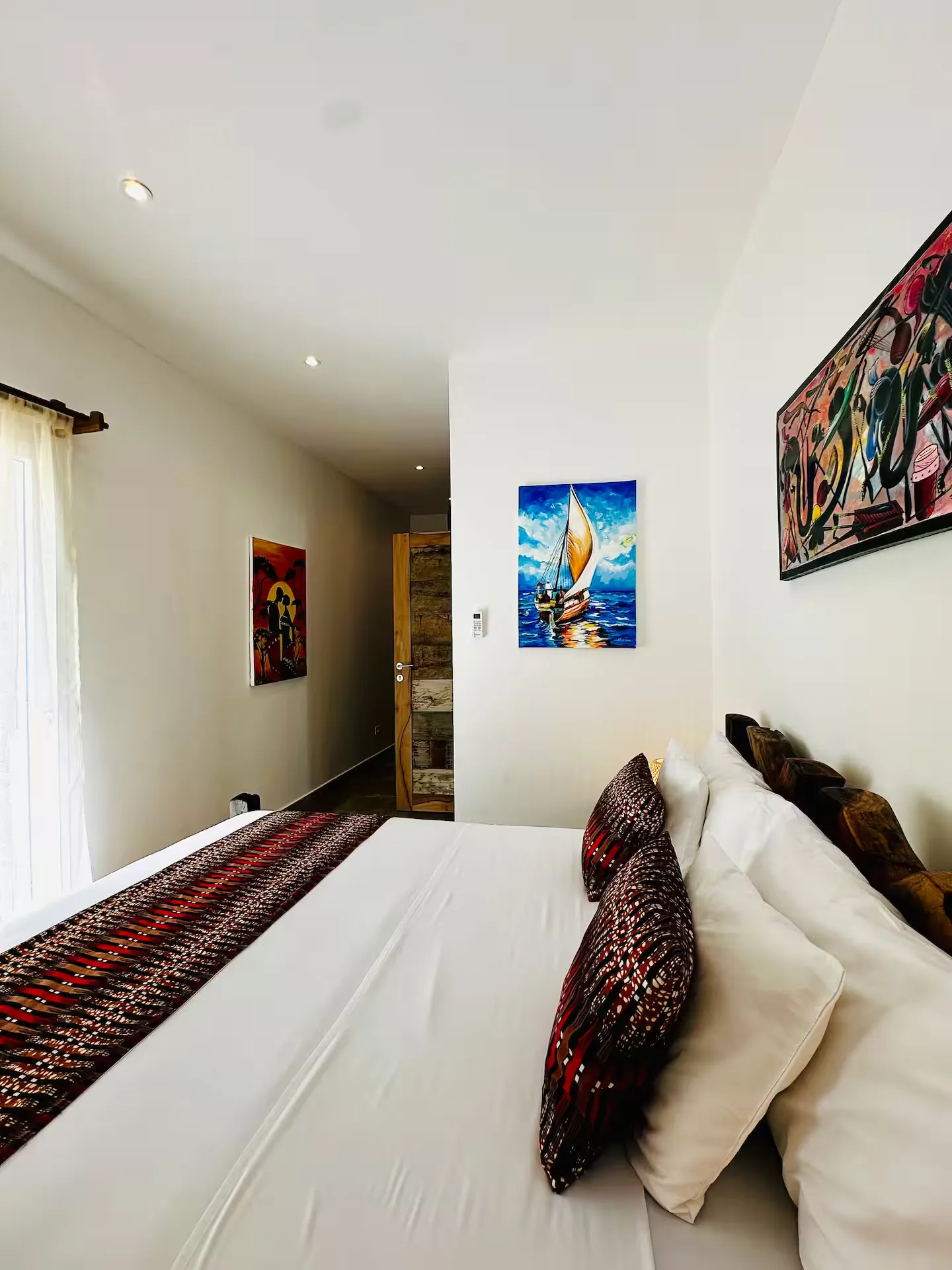 uzuri zanzibar villa bedroom interior