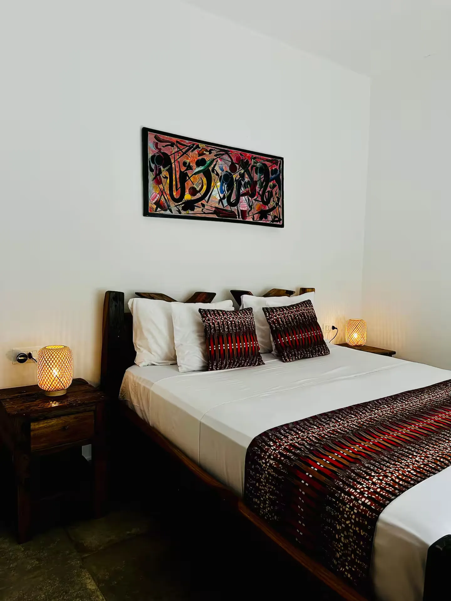 uzuri zanzibar villa bright bedroom view