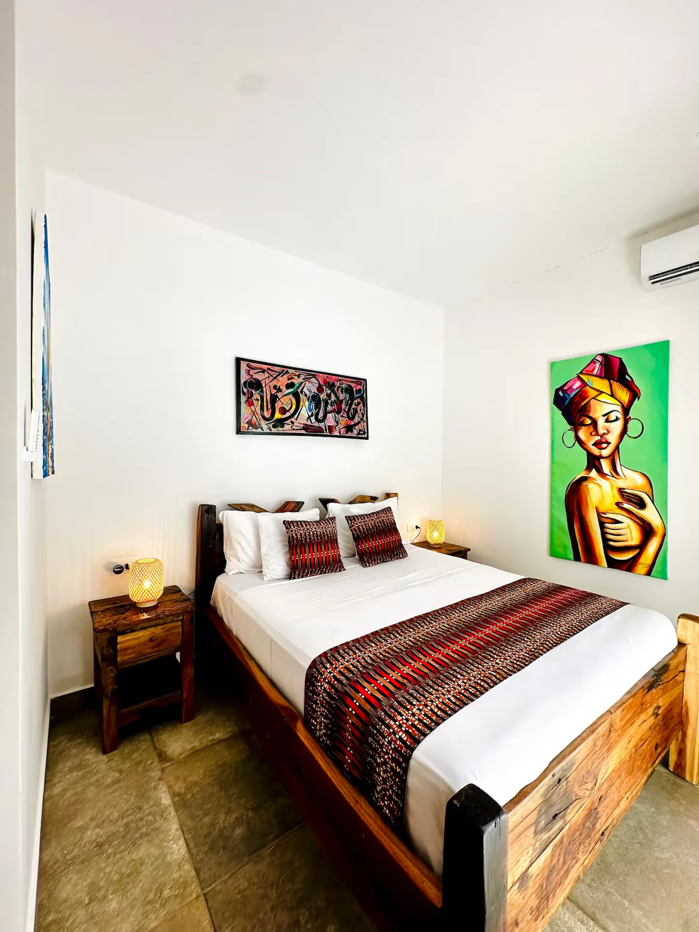 uzuri zanzibar villa elegant bedroom setup