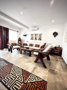 uzuri zanzibar villa spacious living room