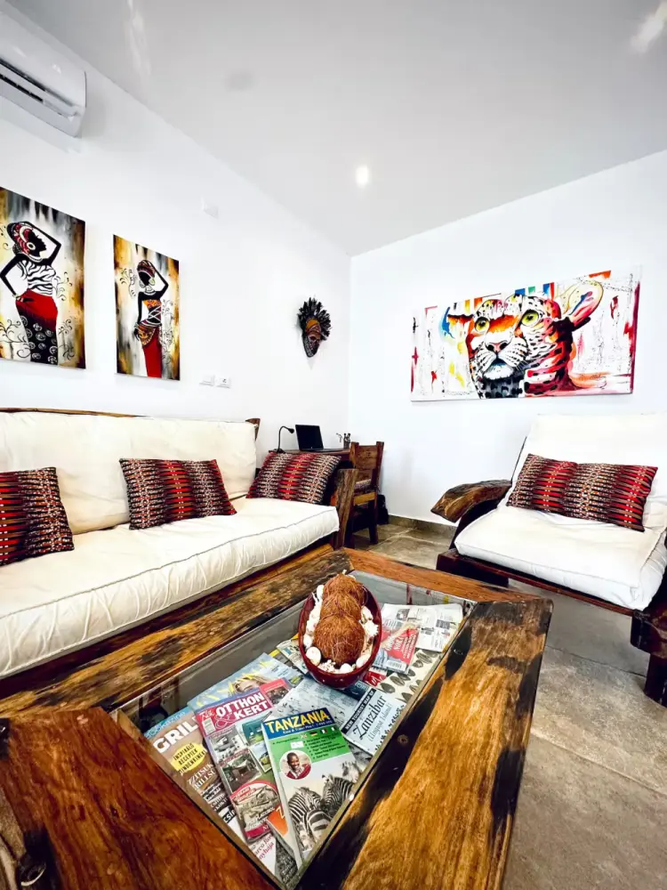 uzuri zanzibar villa modern living room