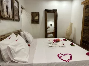 furaha zanzibar villa bright bedroom view