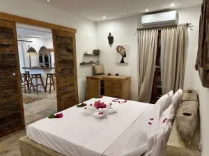 furaha zanzibar villa cozy bedroom atmosphere