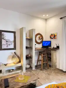 furaha zanzibar villa living room with natural light